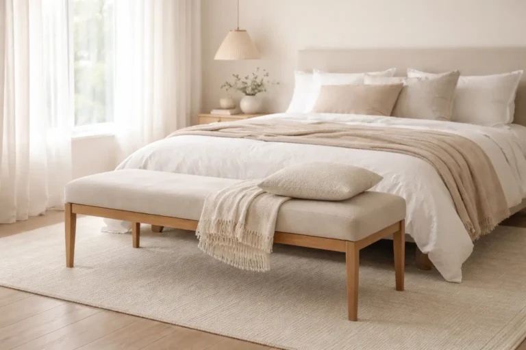 19 Bedroom Bench Ideas That Add Style and Function to Any Space