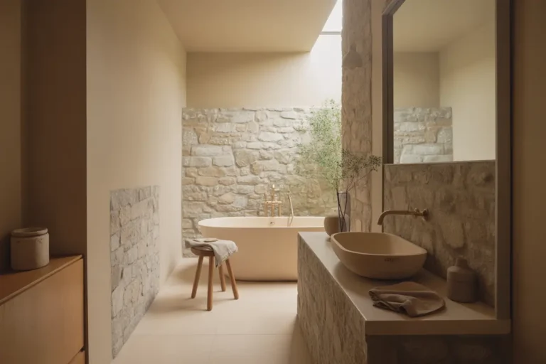 20 Stone Bathroom Ideas That Feel Natural, Elegant, and Timeless