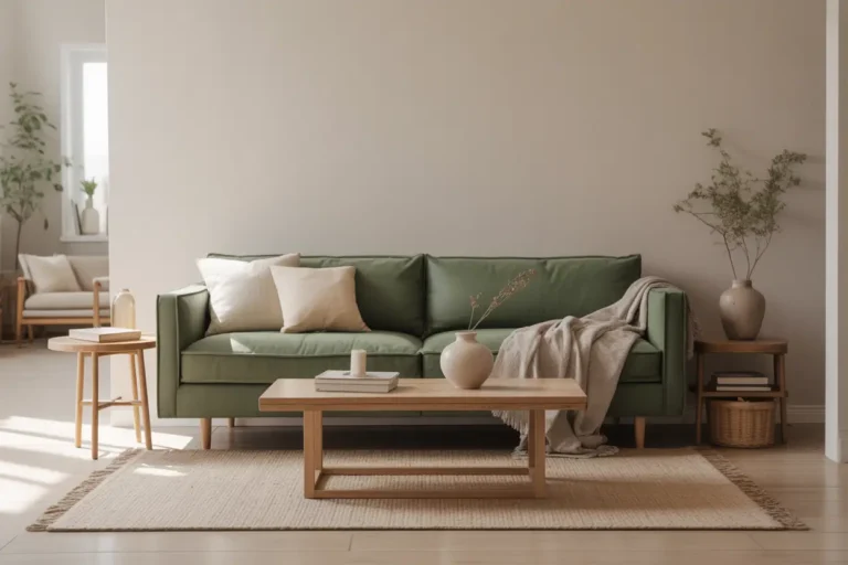 24 Stylish Green Couch Living Room Looks to Copy