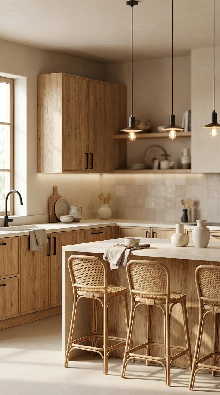 004 Natural Oak Kitchen Cabinets Create a high resolut