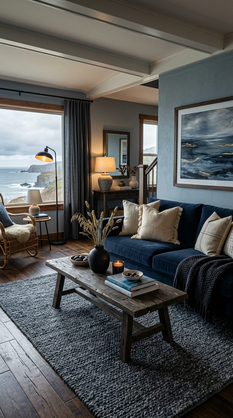 005 Minimal Coastal Living Room With Soft Neutral Styl Coastal living room deep ocean 202605202305