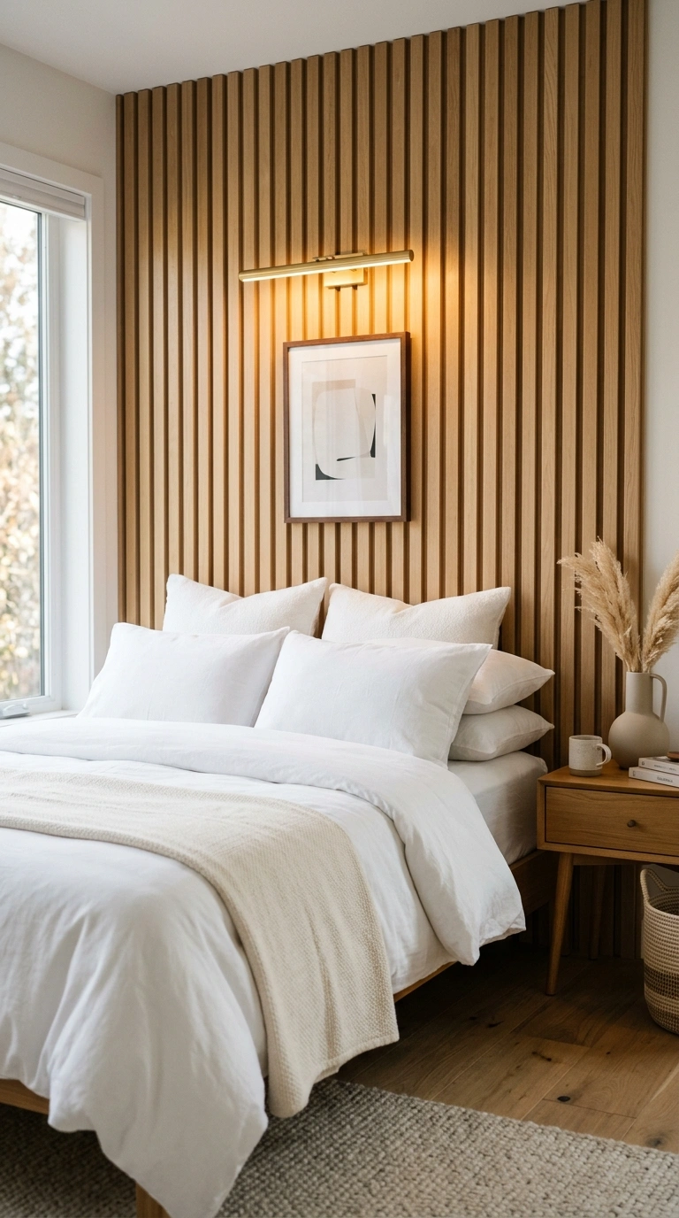 006 Image 6 A warm bedroom with floor to ceiling white