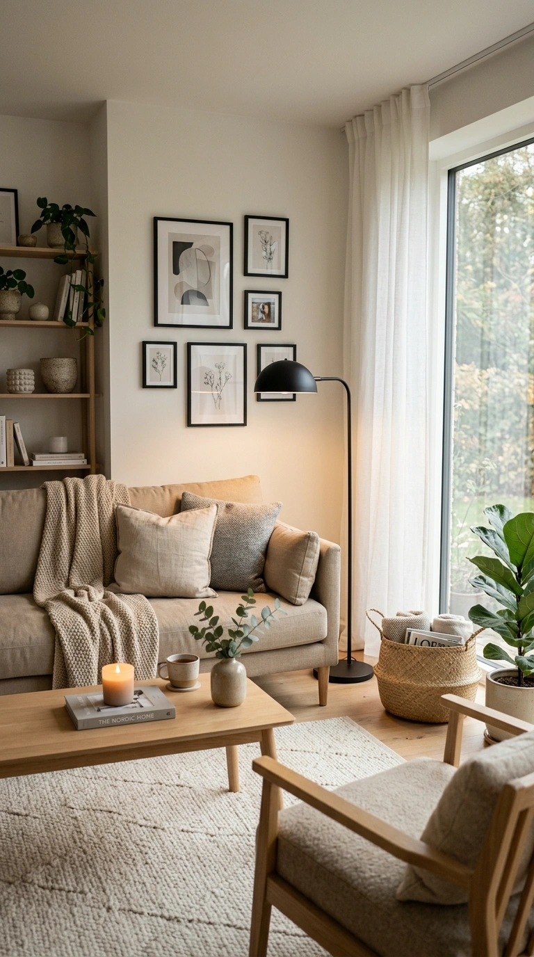 008 Scandinavian Living Room With Soft Black Accents P