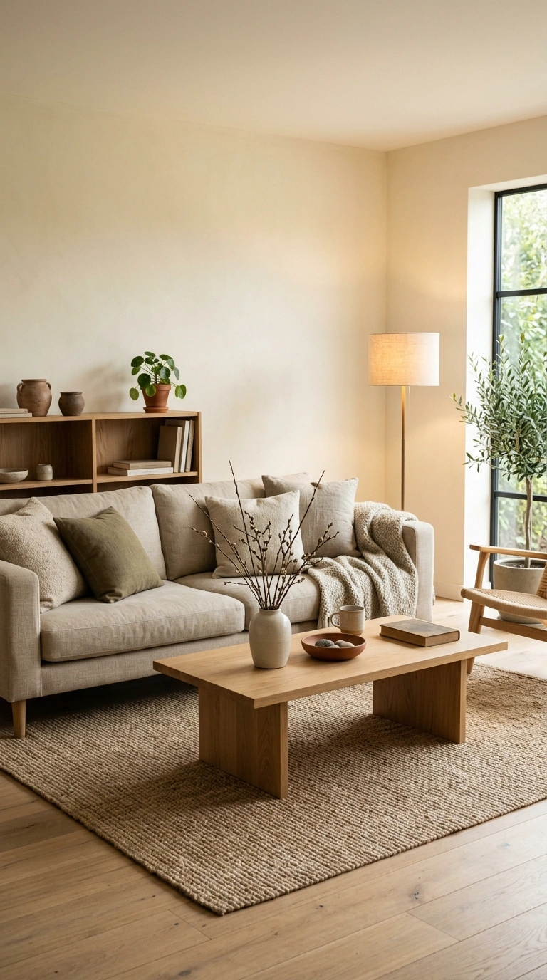 017 Scandinavian Living Room With Japandi Influence Pr