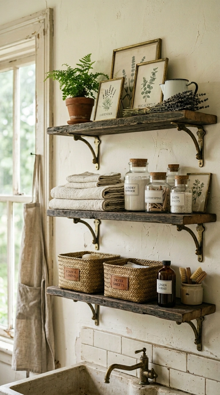 018 Vintage Inspired Shelves With Antique Charm Create