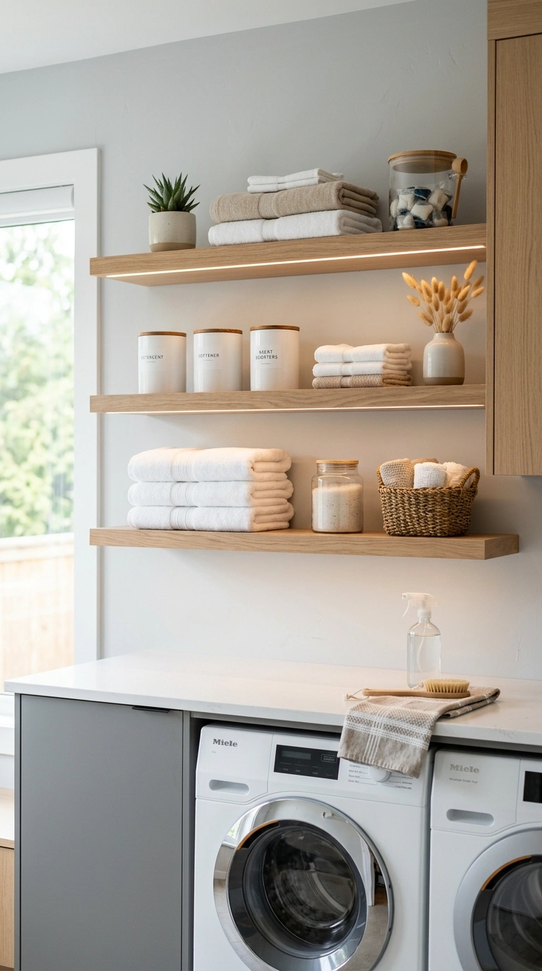 019 LED Lit Shelves With Modern Luxury Feel Create a h