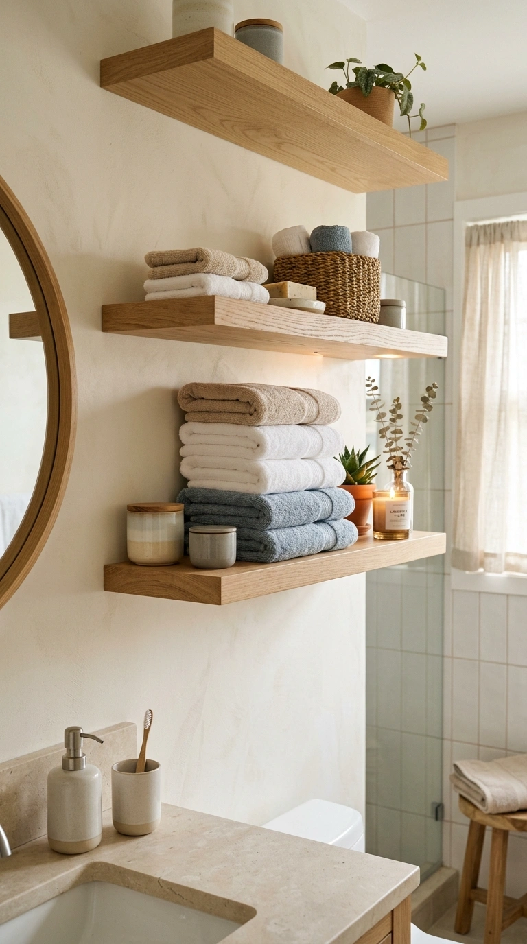 019 Open Shelf Towel Display Create a high resolution