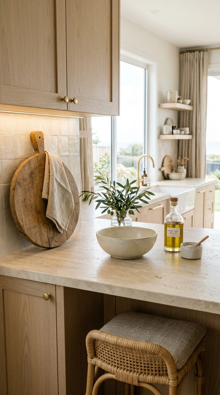 020 Minimal Coastal Kitchen Counter Styling Create a h