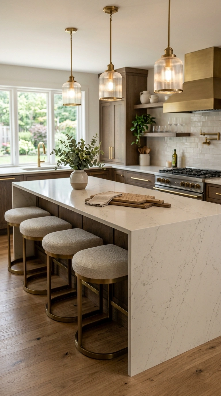 021 21 Luxury Peninsula With Waterfall Quartz Edges Cr