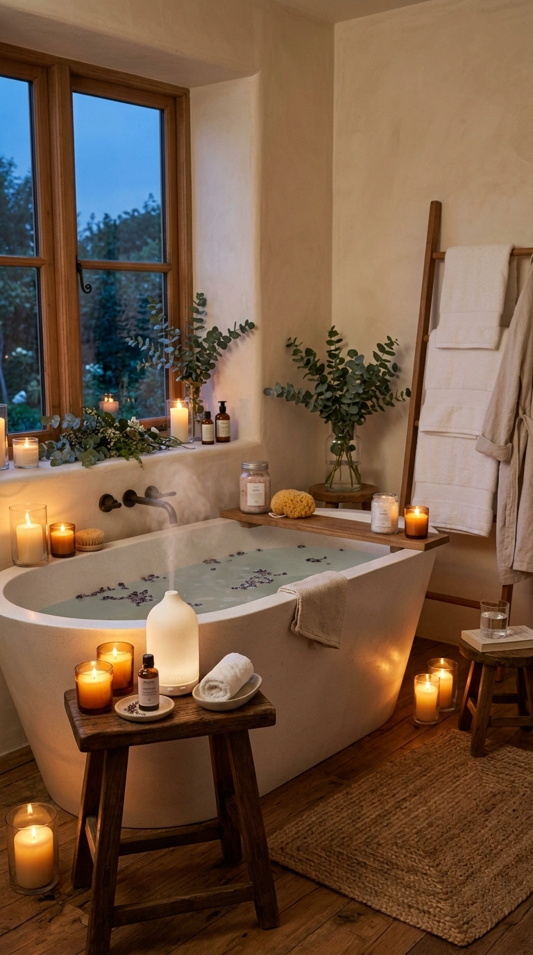 023 Aromatherapy Inspired Evening Spa Bathroom Create