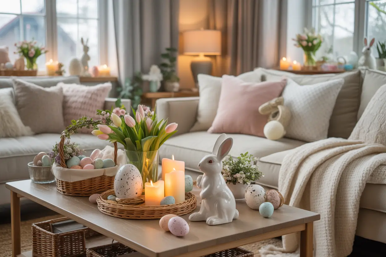 19 cozy easter decorating ideas with