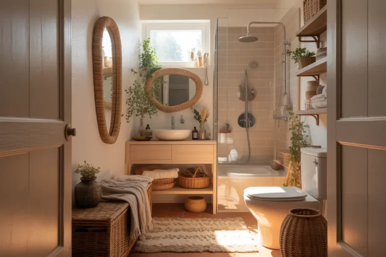 23 Small Boho Bathroom Ideas That Turn Tiny Spaces into Relaxing Retreats