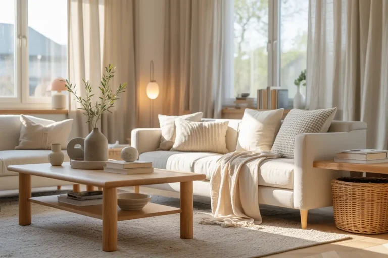 19 Scandinavian Living Room Decor Ideas With Natural Textures And Light Wood