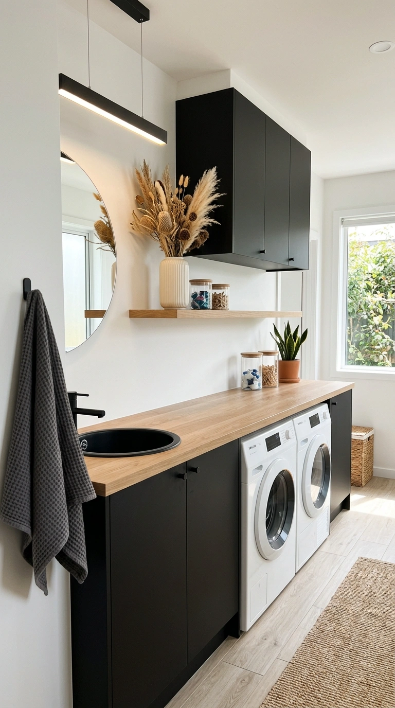 006 Image 6 A modern Scandinavian laundry room with ma