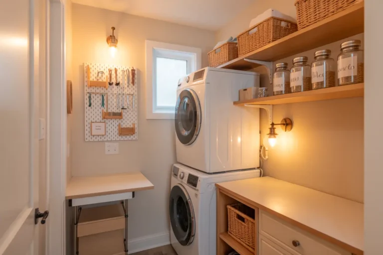 18 Tiny Laundry Room Solutions for a More Organized Home