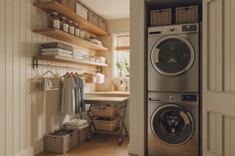 21 Tiny Laundry Room Ideas That Make Every Inch Count