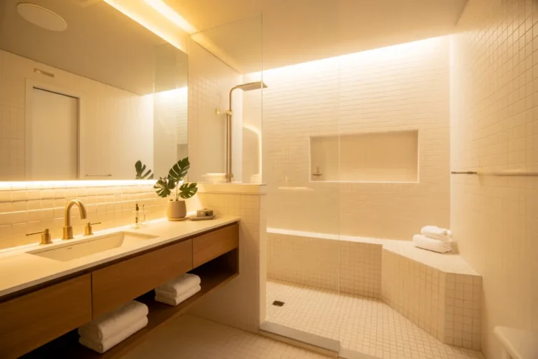 18 Small Bathroom Trends & Ideas That Feel Clean and Luxurious