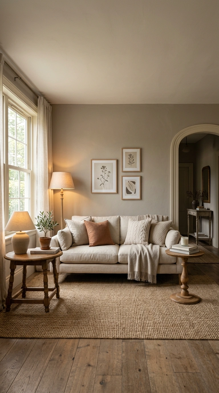 001 A living room with soft Elephants Breath greige ta