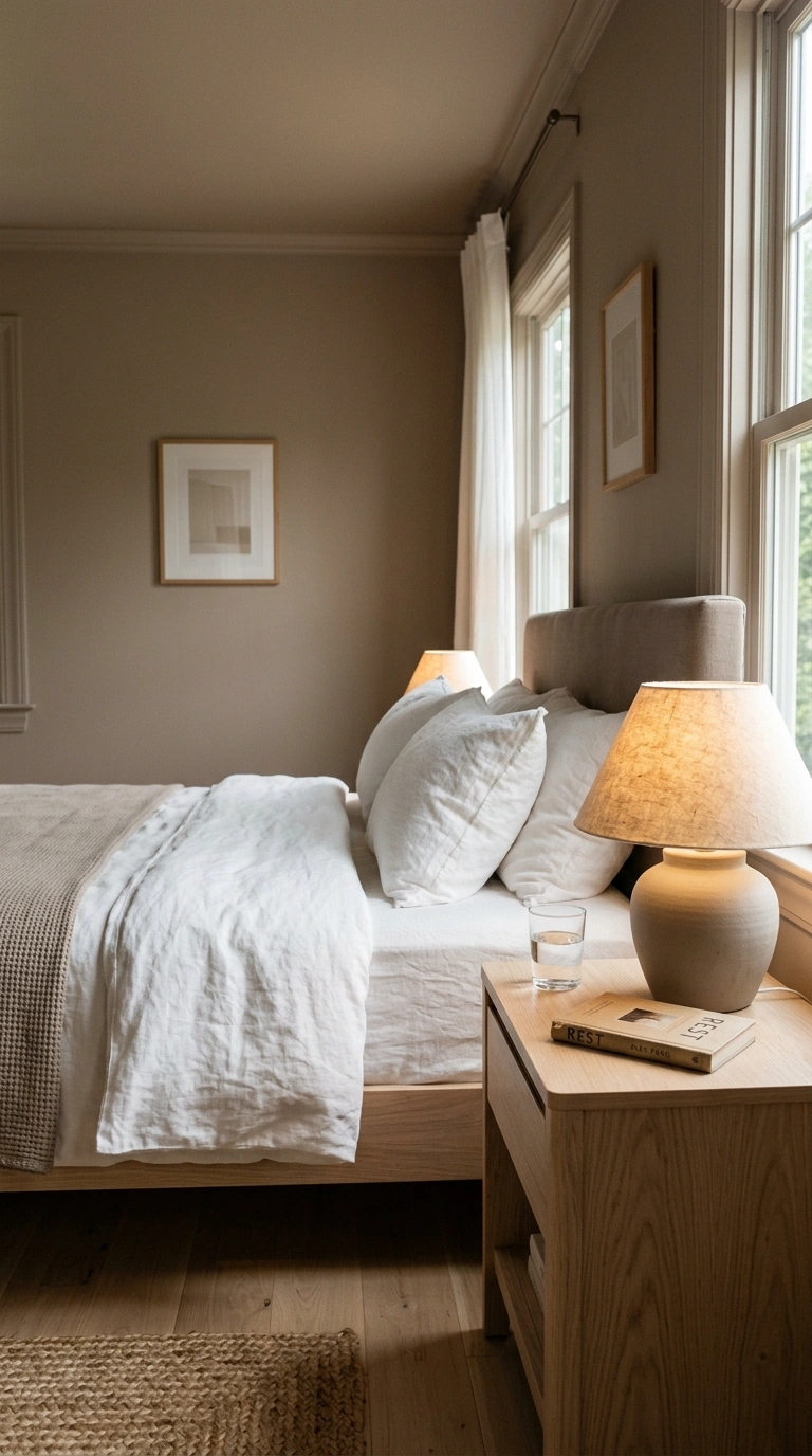 007 A color drenched bedroom where the walls trim and
