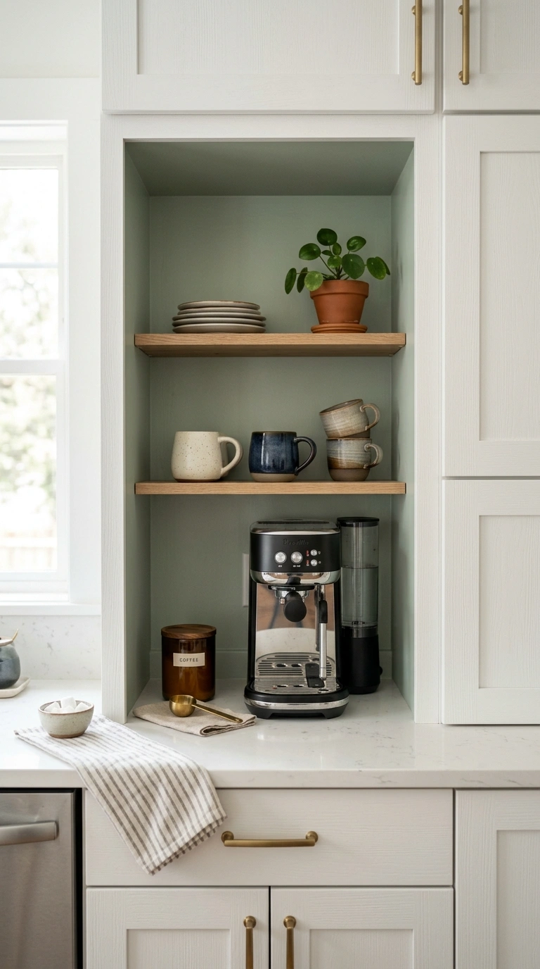 007 Built In Cabinet Nook A kitchen cabinet nook with