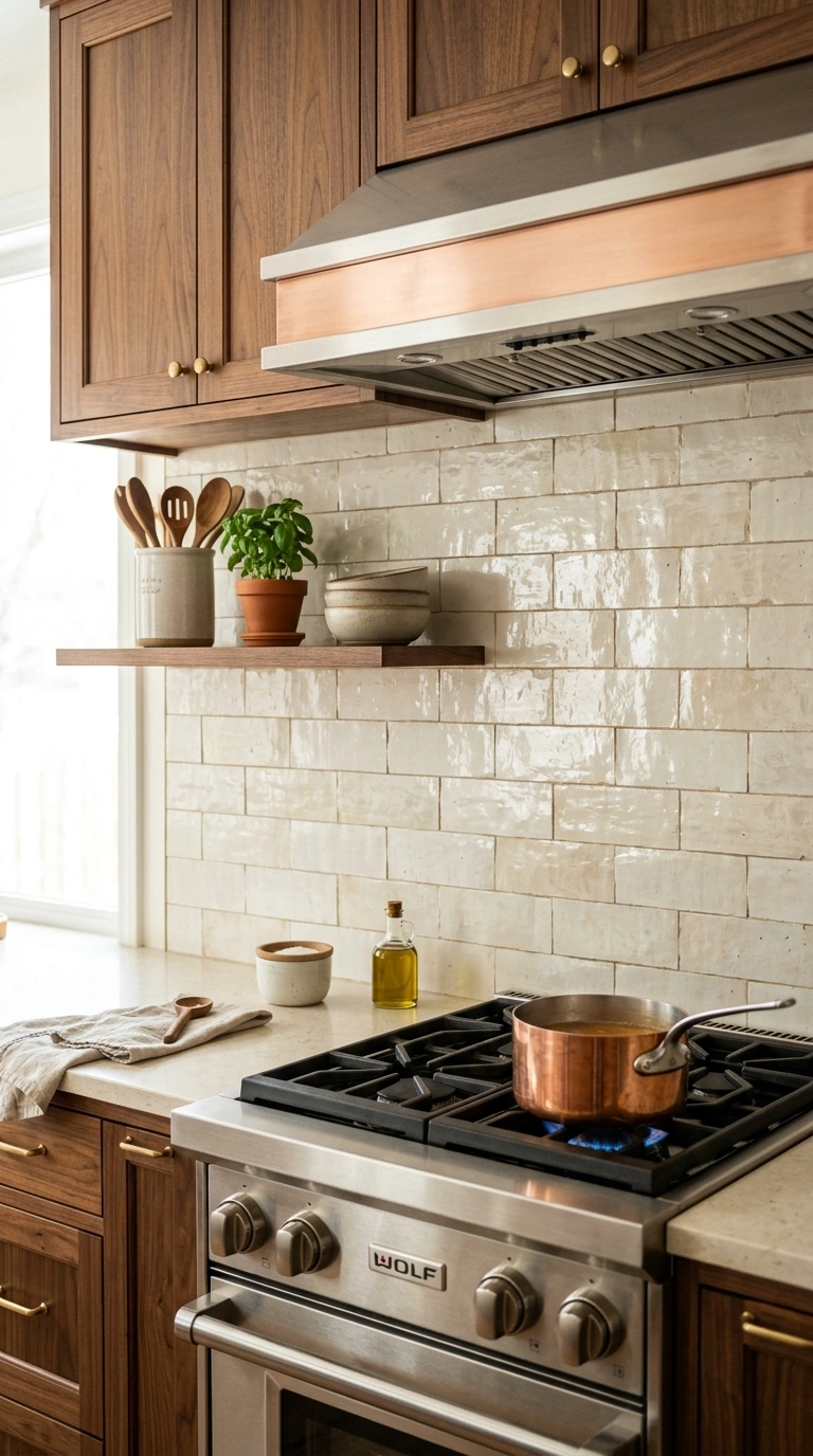 003 Subway Tile Overload A kitchen backsplash with han