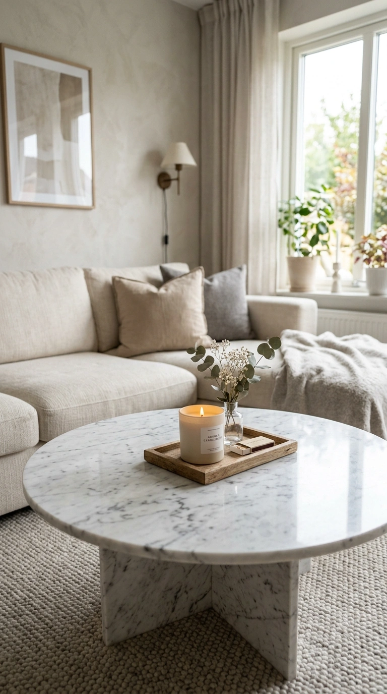 005 Statement Coffee Table A living room centered arou