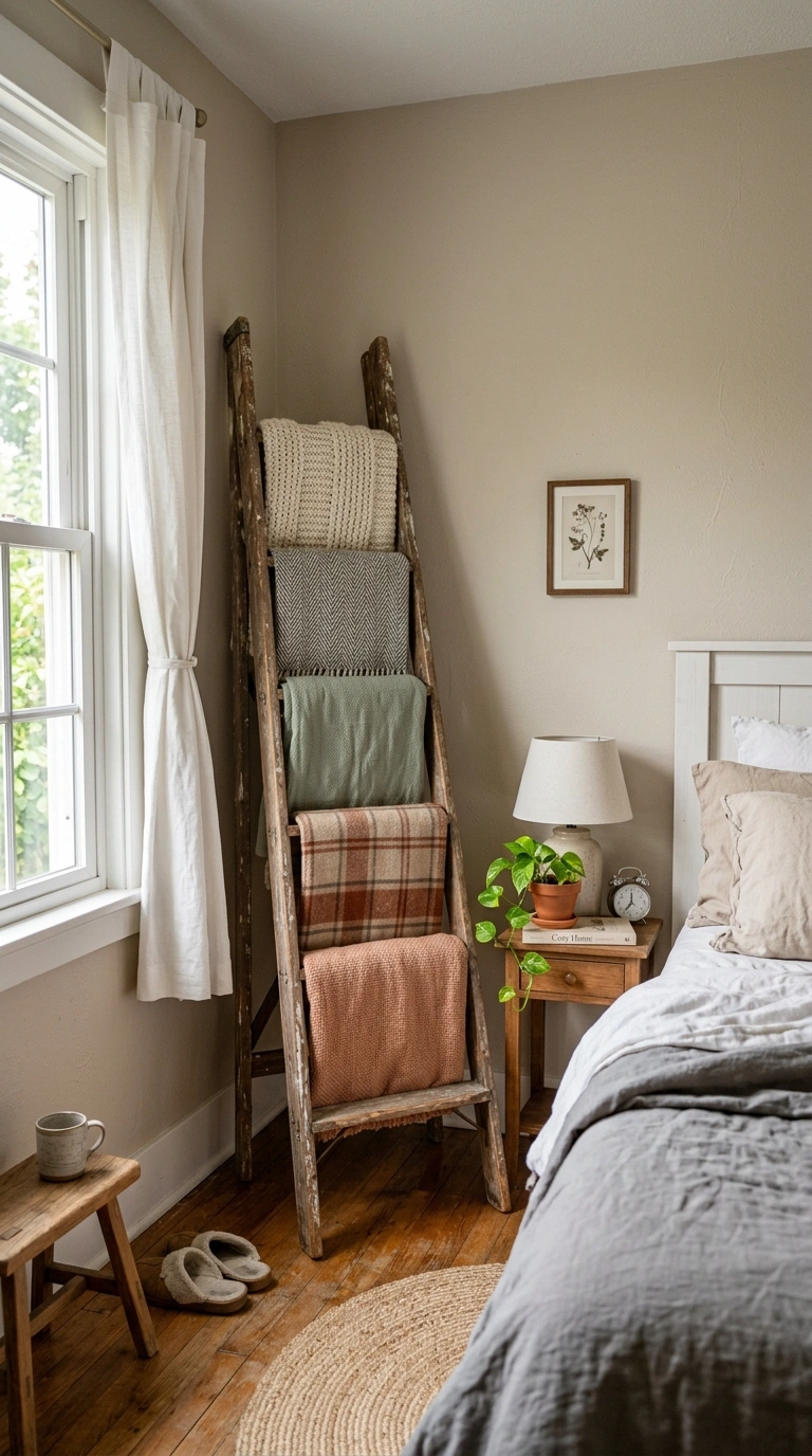 010 Furniture Repurpose Idea A bedroom corner with an