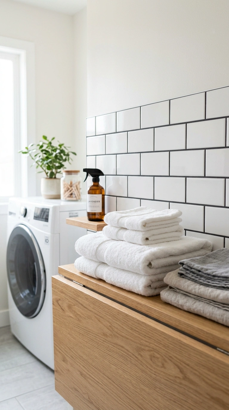 014 Tile Backsplash Detail A white subway tile backspl