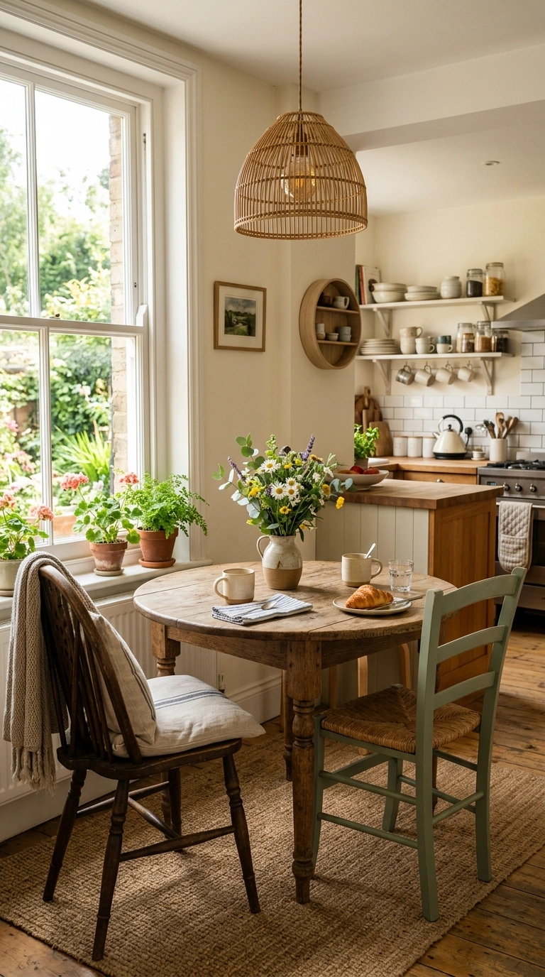 019 Cozy Breakfast Nook A small kitchen corner featuri