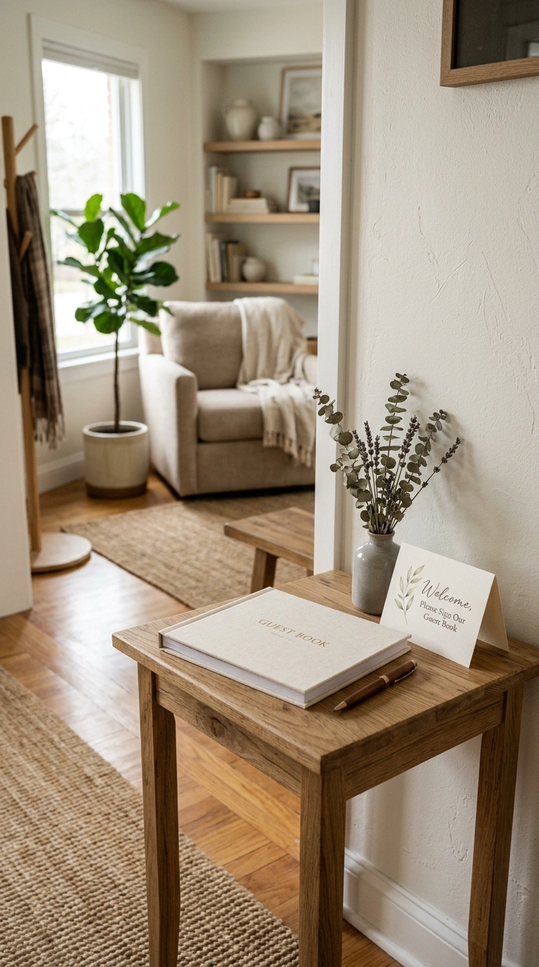 019 Instructions Display Nook A small side table near