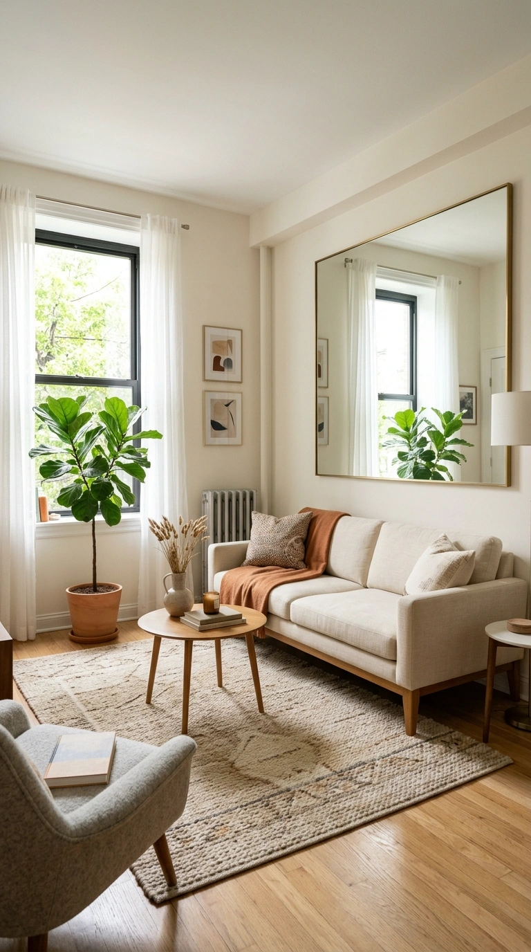 020 Small Space Styling A small living room styled wit
