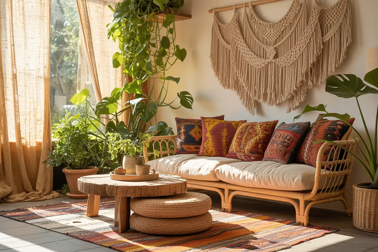 21 Boho Living Room Ideas for That Laid-Back Getaway Feeling