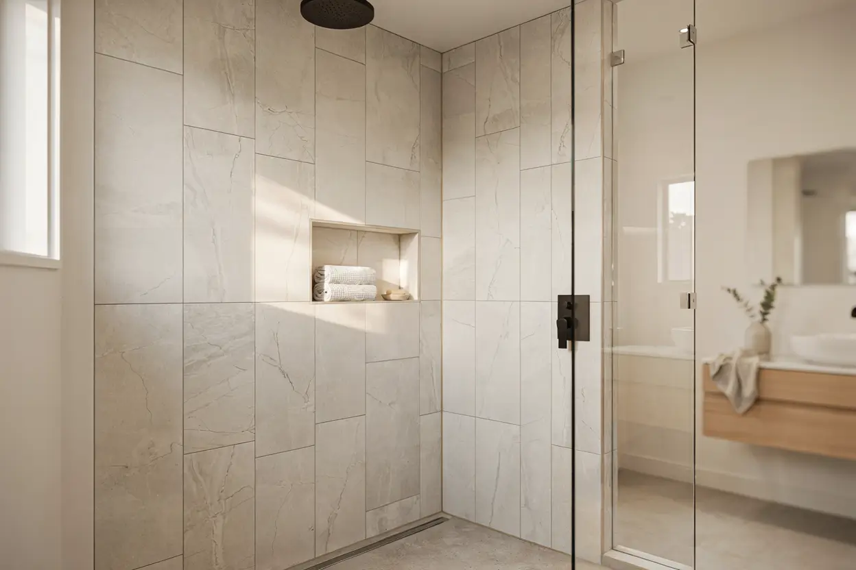 small bathroom shower tile ideas